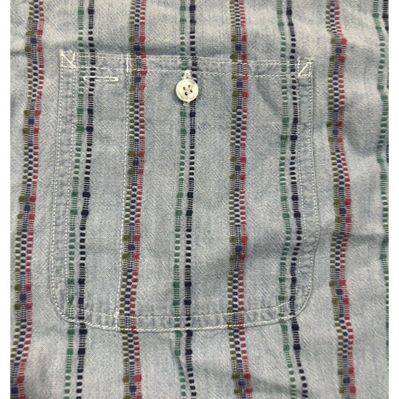 Vintage 90s Y2k The Limited Women's Chambray Button Up Shirt Large Oversized - Picture 2 of 5